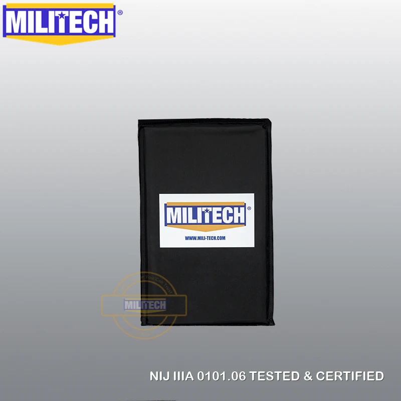 MILITECH 6 ''x 10'' пара арамидных баллистических панель пуленепробиваемые пластины вставки бронежилет широкий пояс боковая панель NIJ уровень IIIA 3A