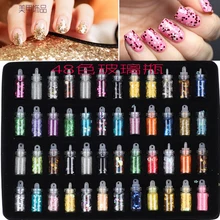 Ручной работы DIY Материал 48 бутылок Сиван декоративные аксессуары стеклянная бутылка ногти на глины глина заполнены со сливками