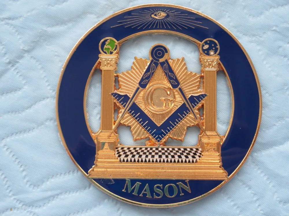 

Masonic Car emblem "MASON "Badge Mason Freemason MCE 4 size 3''