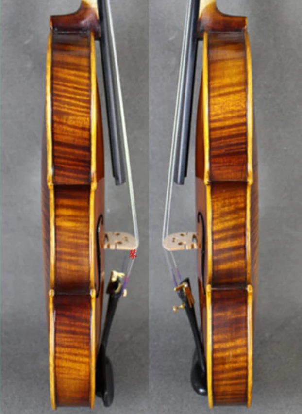 عالية الجودة المصنوعة يدويا الكمان 4/4 3/4 خشب متين البني الكمان طالب المهنية العزف على الآلات الموسيقية شحن مجاني