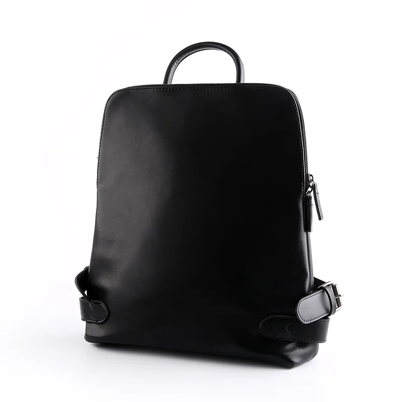 

New Korean Style Backpack Vintage Men Shoulder Bag Fashion Pu Leather Laptop Computer Bag Belt Backpacks Retro Casual Daypacks