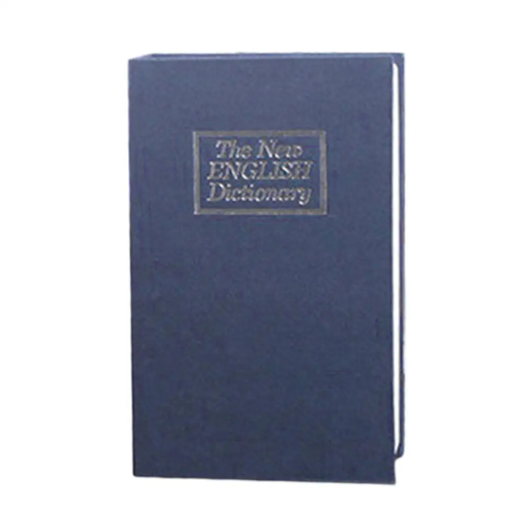 

Dictionary Pattern Keys Lock Box Jewelry Cash Protection 0.5L Safe Case English Home, Travel, Outdoor, etc