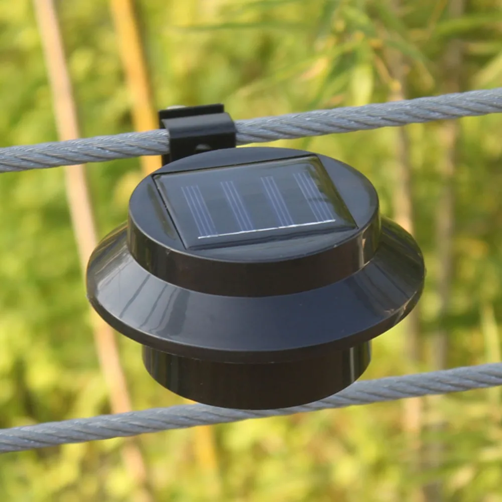 

Sun Power Smart LED Solar Gutter Utility Light Permanent for Houses Fence Garden Shed Walkways Anywhere Solor PJW