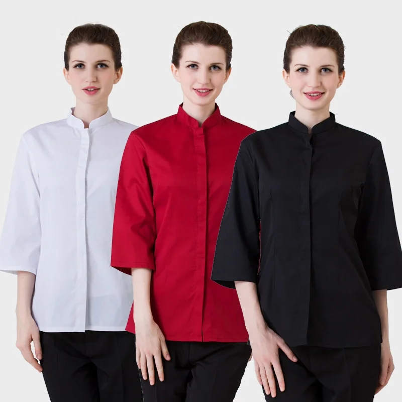 Женская и мужская форменная форма для ресторана еды AA999|restaurant waitress uniforms|restaurant uniform