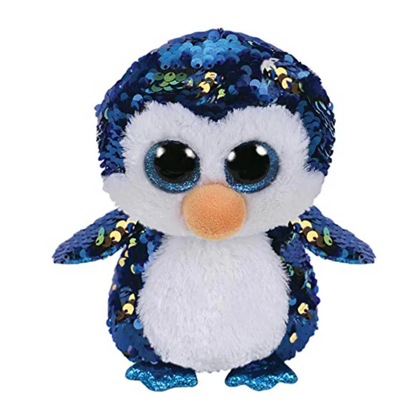 

Ty Beanie Boos 6" 15cm Flippables Payton Kiwi Bird Unicorn Owl Fox Cat Dog Plush Big eyed Stuffed Animal CollectDoll Toy