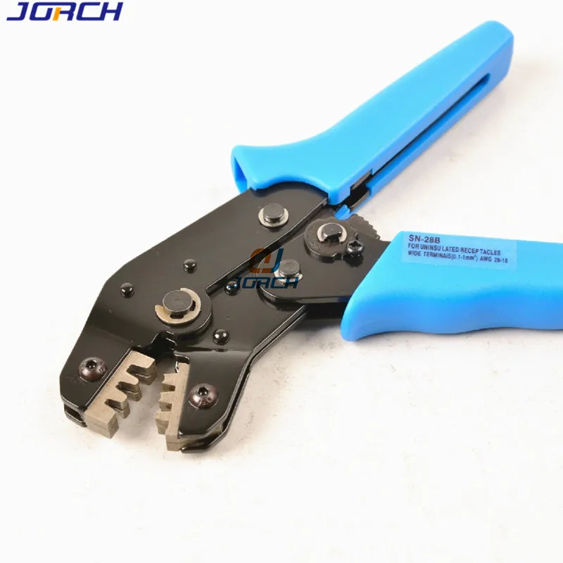 

Free shipping 1 set Crimping Tool Crimping Pliers SN-28B MINI EUROP STYLE 0.25-1mm2 multi tool tools hands 28-18AWG