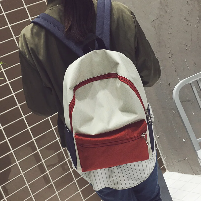 2017 Preppy Style Unisex Boys Girls Eastpack Youth School Bag Backpack School Rucksack Contrast Color Travel