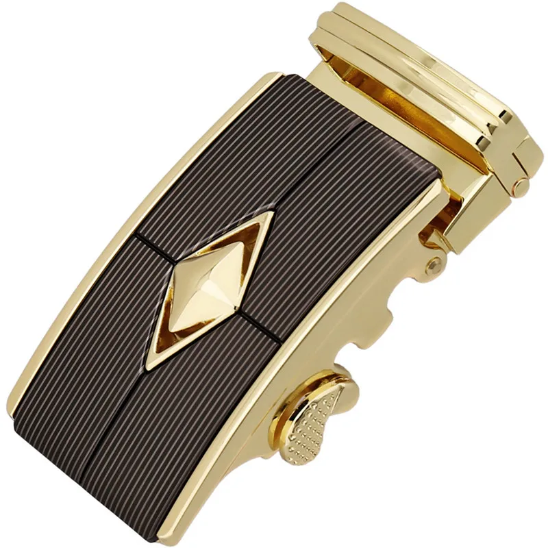 

LannyQveen new model belt buckle automatic buckles alloy ratchet buckle colorful belt accessories without strap