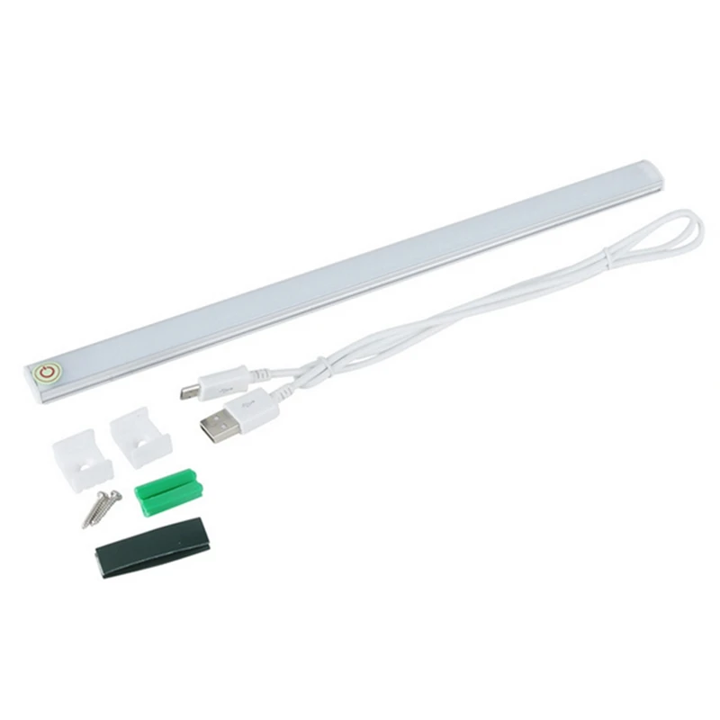 

21 LED 6W USB Touch Sensor Dimmable LED Bar Light For Bedroom Bedside Cabinet Wardrobe Light Pure Warm White DC5V