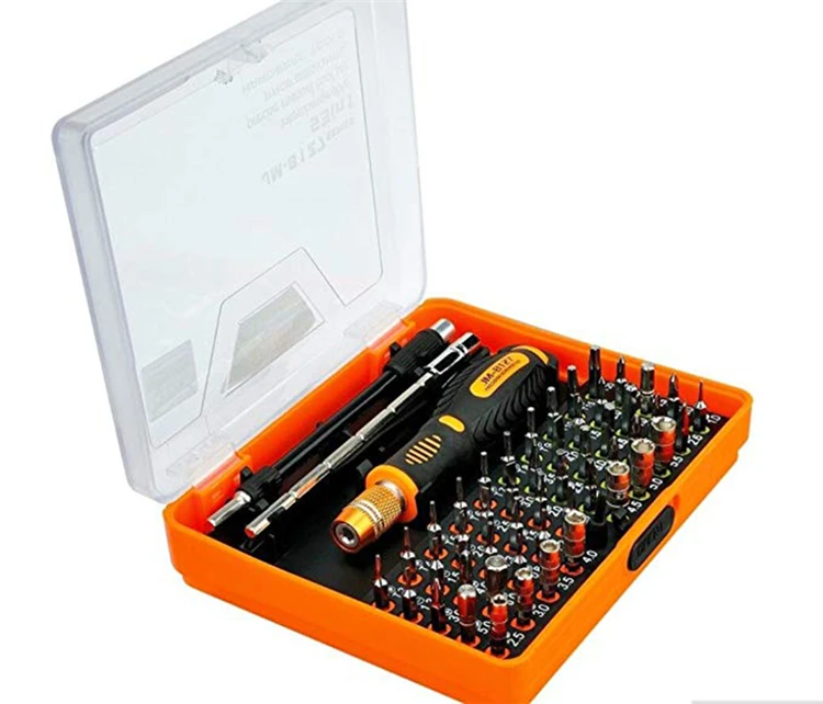 8REIZ 53 in 1 Precision Multi-purpose Magnetic Screwdriver Set with Trox Hex Cross Flat Y Star Triangle Screwdriver for phone PC