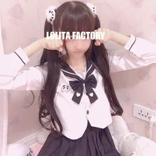 Японский костюм PANDA HEAR JK для колледжа Мягкая юбка сестер моряка