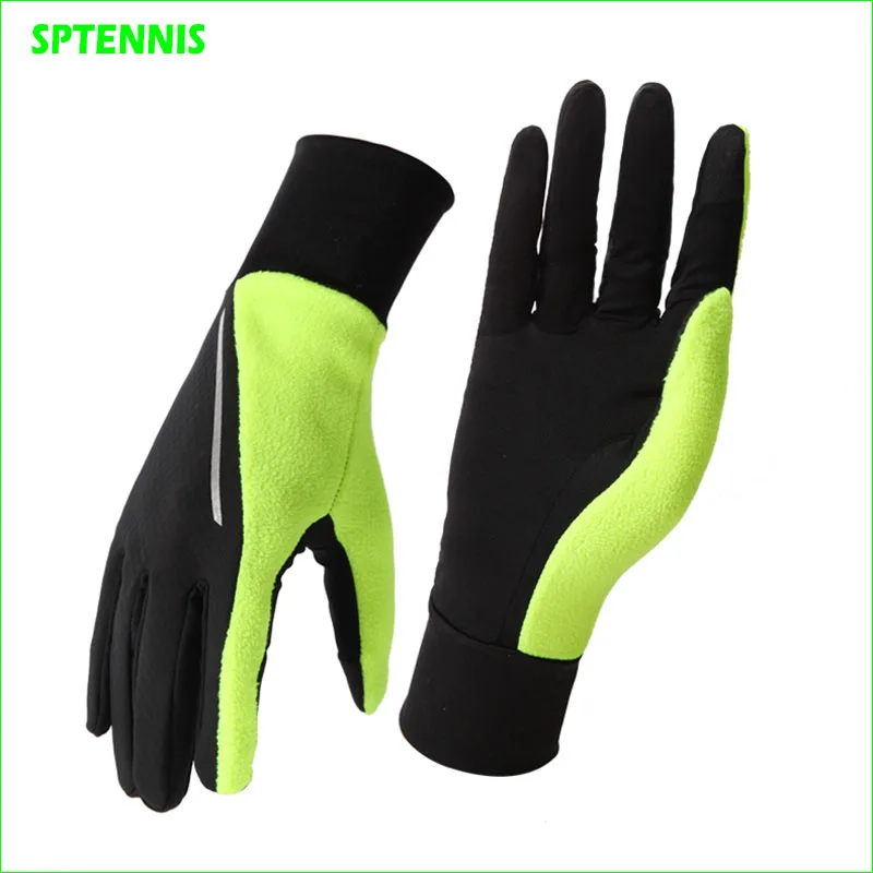 Unisex Cotton Spring Summer Running Glove with Pocket Thermal Mittens
