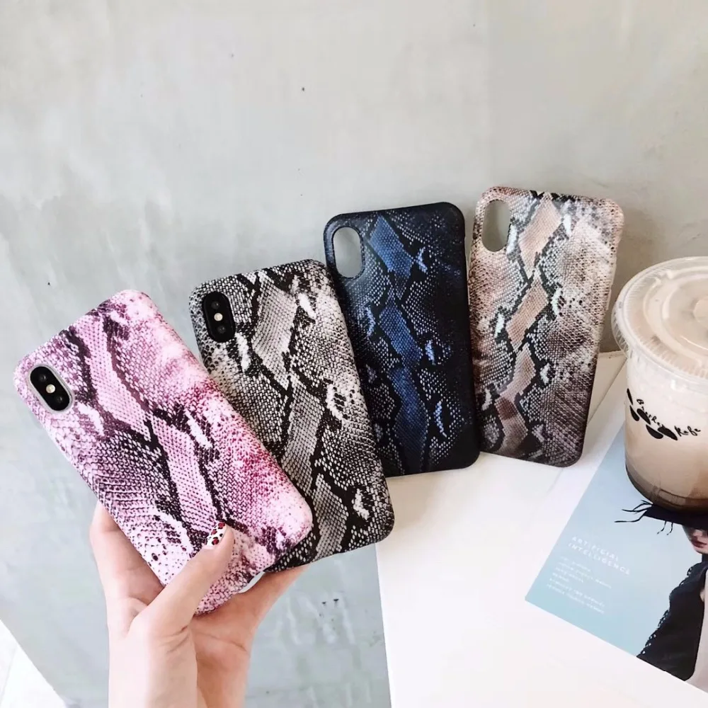 

Mr.orange Vintage snake skin phone case for iphone X XR XS Max case for iphone 6 6s 7 8 plus XS Fashion Matte Soft Cases Capa