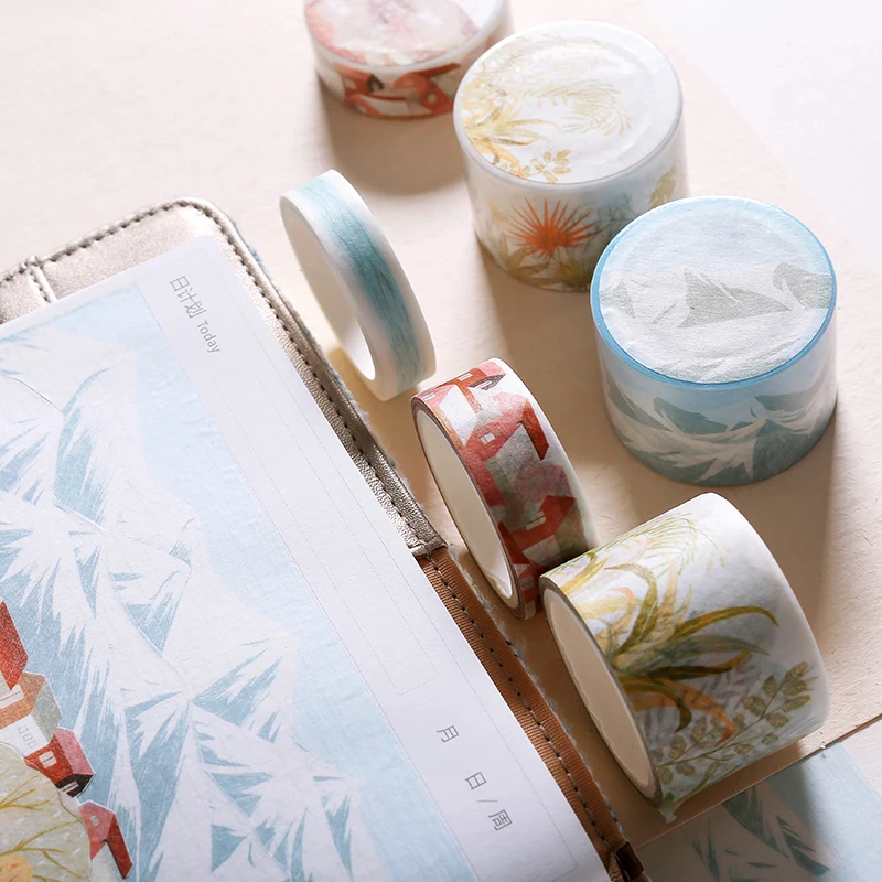 

7PCS/LOT between the jungle series paper decorative tape masking tape washi tape