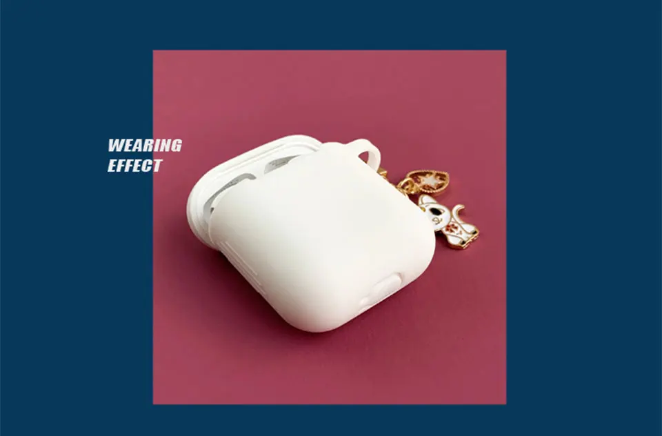 Милый Кот сердце украшения силиконовый чехол для Apple Airpods 1 2 Аксессуары Bluetooth наушники защитный чехол Коробка для наушников сумка