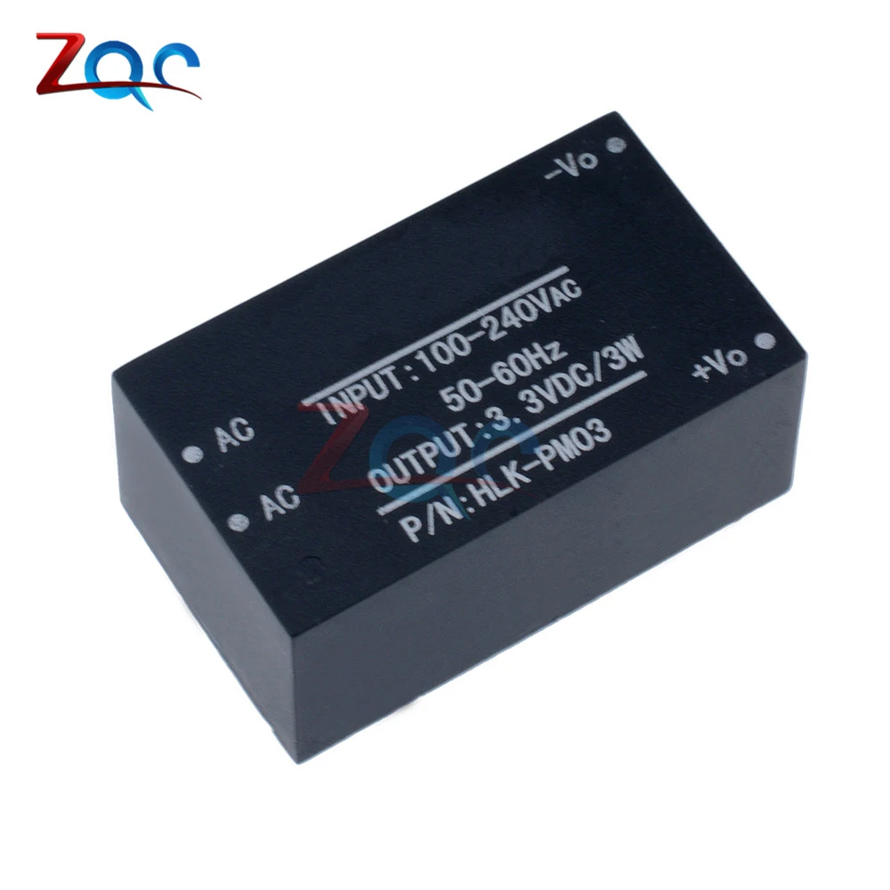 HLK-PM01 HLK-PM03 HLK-PM12 AC-DC 220V 5 V/3,3 V/12 V Мини Переключатель Импульсный источник питания модуль ldo понижающего для интеллигентая(ый) бытовой - Цвет: HLK-PM03