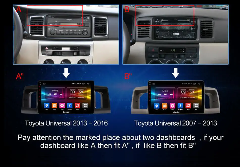 Clearance android 8.1 for toyota universal 2007 2008 2009 2010 2011 2012 2013 2014 2015 2016 Car Radio DVD Multimedia player 4G LTE DAB+ 2