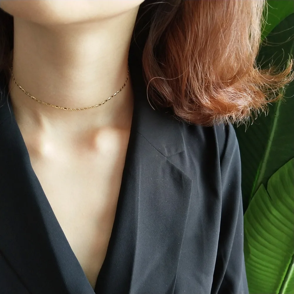 Высокое качество модные золотые цвет стерлингового серебра 925 Лидер продаж Свинья нос пряжки цепи из натуральной ladies'snake ожерелья для мужчин ювелирны