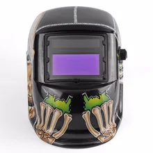 Солнечная энергия Электрический сварочный шлем Автоматическая переменная Тигровая маска Автоматическая затемненная Защитная Сварочная маска/шлем/сварщик