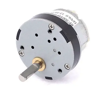 

40GB-500TB 5mm Shaft Dia Pernament Magnetic 6V 12V DC Gearbox Geared Motor 7/15/30/50/70/100/130/200RPM