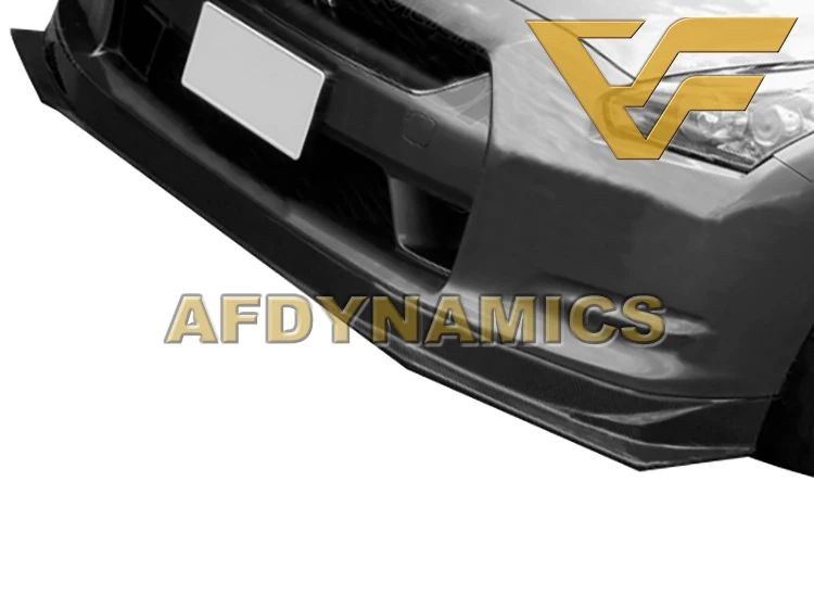 08-11 GT-R R35 GTR обновление до AFD-KS2 поверхность из углеродного волокна спереди губ Набор для бампера, кузова