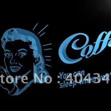 LK020-знак кофейного света может уснуть, когда uare DEAD