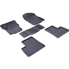 Для Mercedes-Benz ML W166 2012- резиновые коврики в салон с рисунком Сетка(Seintex 85204