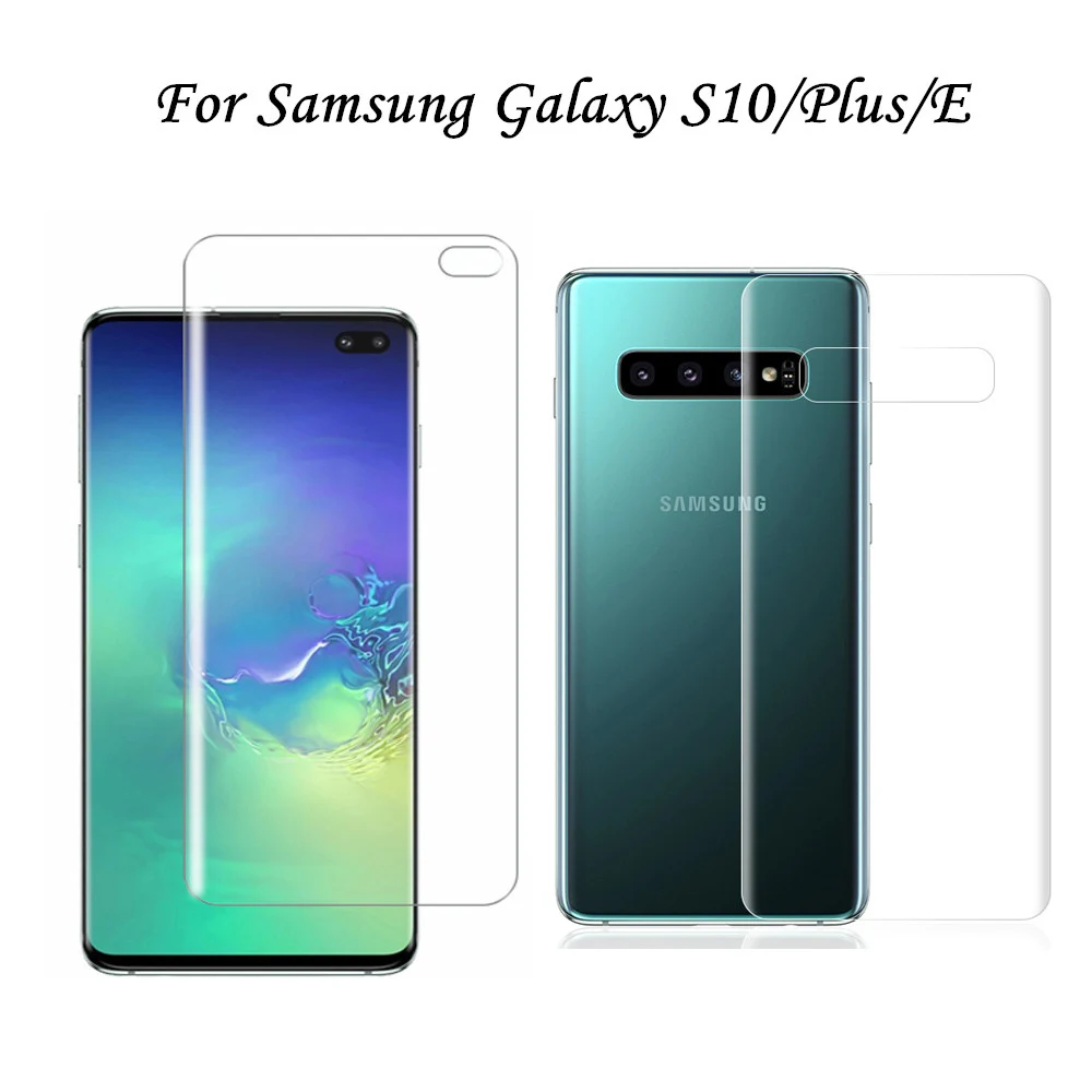 Ultra thin Clear Front Back Full Cover Soft Hydrogel Film For Samsung