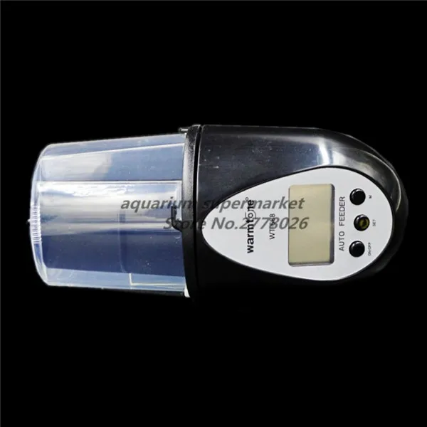 1 Darab Wrawtone Wt-688 Műanyag Fekete-Fehér Led Kijelző Elektron Időzítő Automatikus Adagoló Az Akváriumhoz - Image 3