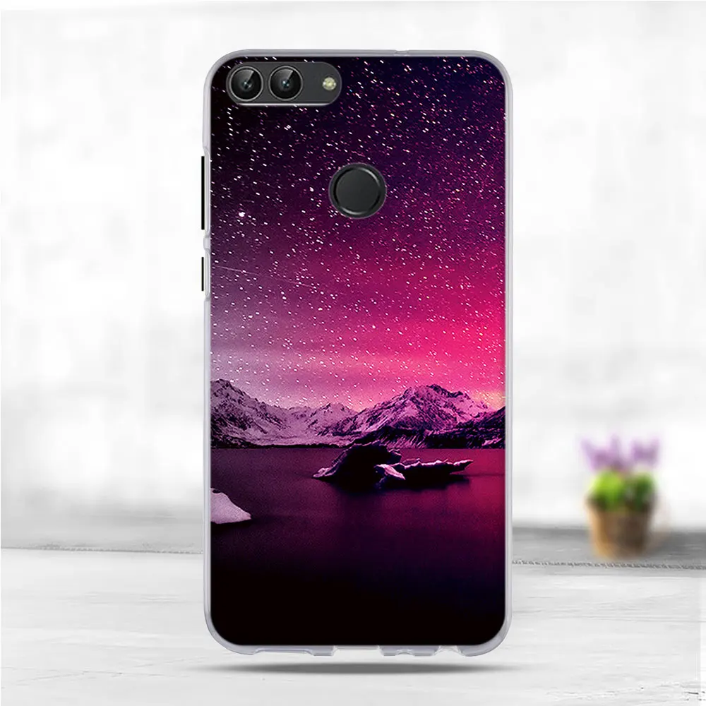 Чехол для Huawei P smart Enjoy 7S цветной чехол мягкие ТПУ чехлы Ультратонкий стильный