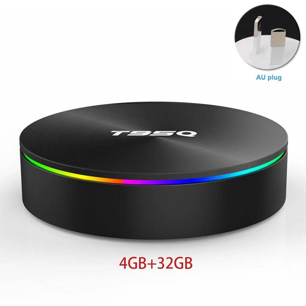 

Plastic Multi-language Full HD Digital Indoor Android 8.1 Media Player TV Tuner Set Top Quad Core WIFI TV Box Portable Receiver