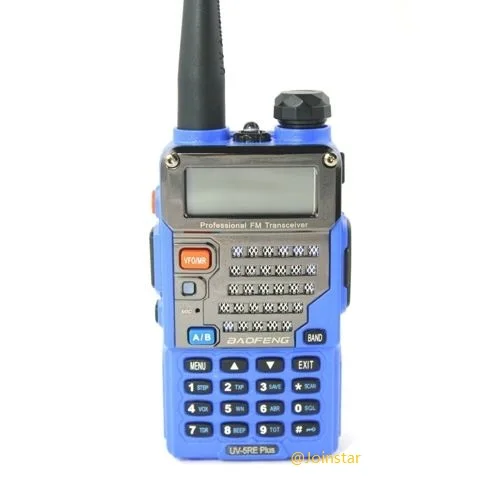 Двухдиапазонная рация BaoFeng UV-5RE + Plus VHF/UHF 136-174 и 400-520 МГц удобный охотничий