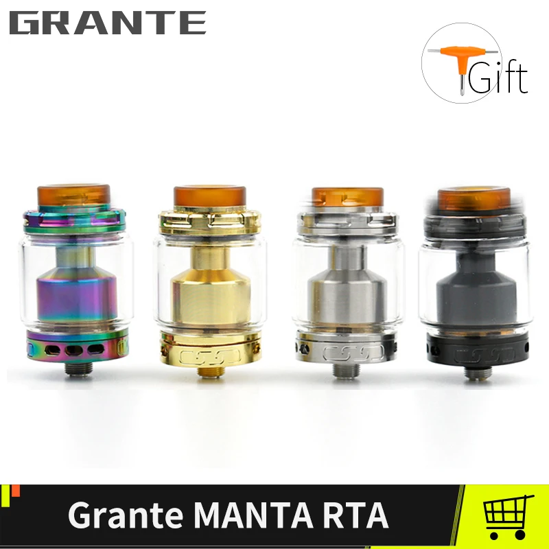 

GRANTE RBA Atomizer With Top Filling Atomizer 810 drip tip DIY Coils VS Advken MANTA RTA Tank