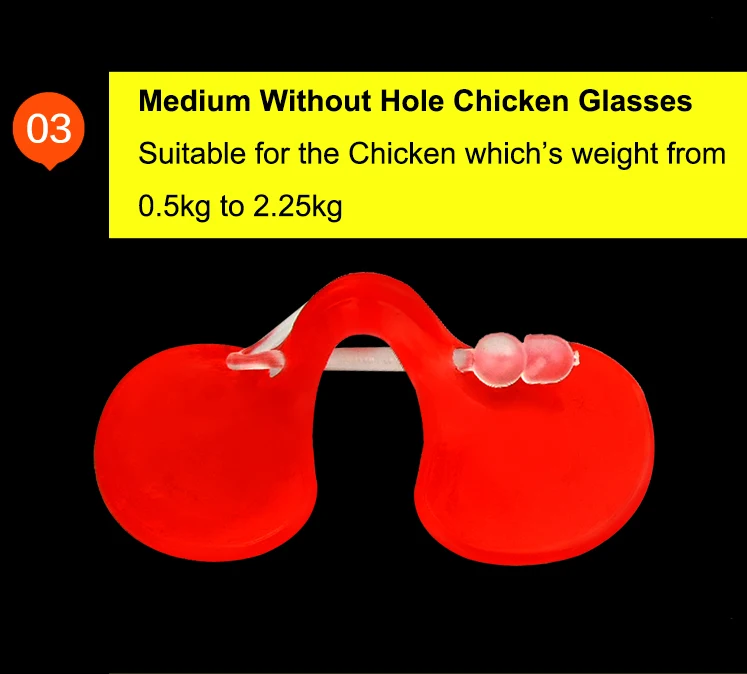 100 набор куриных очков Анти-Пекинские очки анти-Пекинские очки куриные принадлежности - Цвет: as the picture