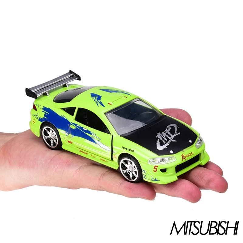 1:32 Jada Classical Fast and Furious 1995 Mitsubishi Eclipse Metal Alloy Diecast Model Car Toy For