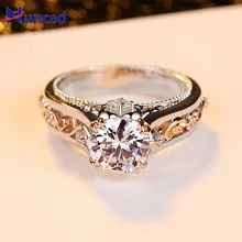 Обручальные кольца с цирконием AAA для женщин, розовое золото, свадебные женские кольца, ювелирные изделия с австрийскими кристаллами, высокое качество, бижутерия