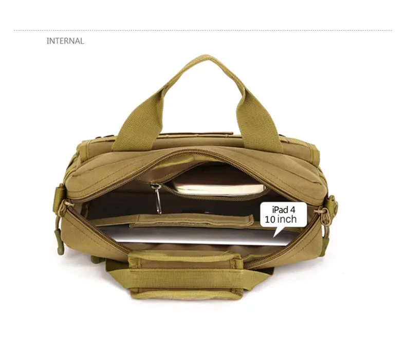 Мужская камуфляжная сумка на плечо, 10 дюймов, для ноутбука, тактическая армейская сумка-мессенджер, Ipad 4,5, портфель, сумки для женщин, XA566WD
