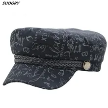 2019 Men New Solid Color Vintage Letter Graffiti Women Fashion Octagonal Cap Size 58CM Men Cotton Newsboy Cap Painter Beret Hat 2019 Men New Solid Color Vintage Letter Graffiti Women Fashion Octagonal Cap Size 58CM Men Cotton Newsboy Cap Painter Beret Hat