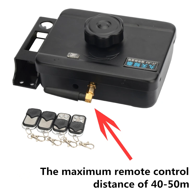 Intelligent Digital Door Lock Smart Anti-theft Locks with Keyless Entry Wireless Remote Control Code for Exterior Doors