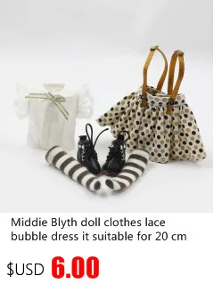 middie blyth doll clothes doll accessories suitable for 20cm middle blyth factory doll nude