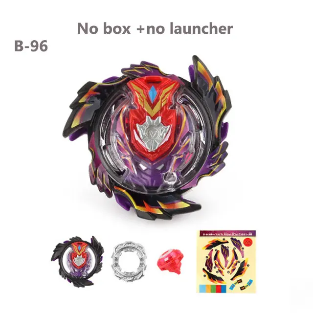 Топовые пусковые устройства Beyblades metal fusion B-144 Burst игрушки GT Arena Metal God Bayblade GT spinning top Bay Bey Blade лезвия игрушки - Цвет: B96