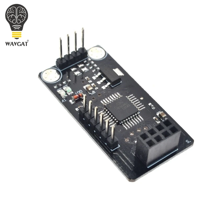 Плата адаптера Suq NRF24L01 плата ATMEGA48 с беспроводным защитным модулем SPI на интерфейс