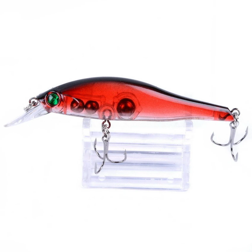 

1pcs Minnow Fishing Lure 9.5cm 11.5g Artificial Hard Bait Wobblers For Bass Pike Jerkbait Trolling Crankbait Carp Fishing