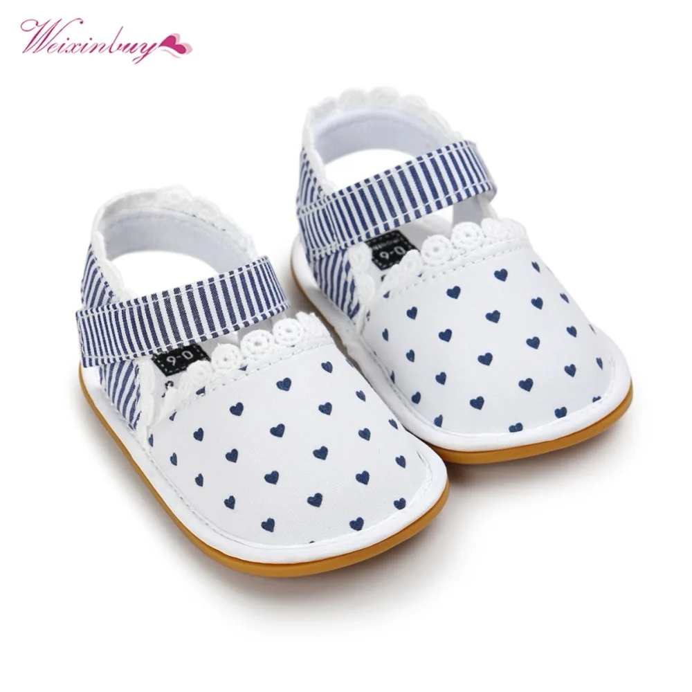 WEIXINBUY/2018; обувь для новорожденных; модная новорожденная девочка в стиле ретро с принтом; обувь для малышей с мягкой подошвой; хлопковая обувь
