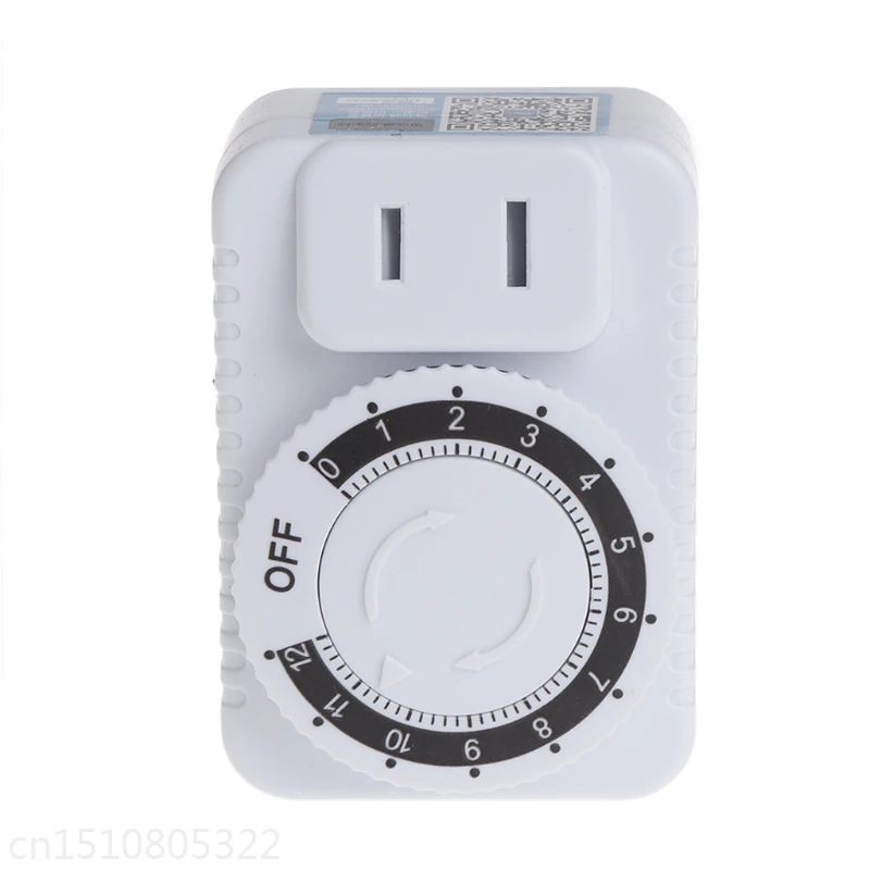 

AC 220V 12 Hour Mechanical Wall Plug Switch Timer Socket Home Appliances Control