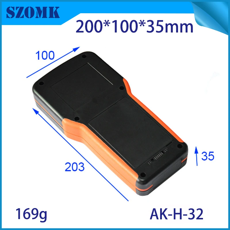 szomk plastic box enclosure electronics project box junction box plastic housing abs electrical handheld enclosure control box 5xAA battery (22)