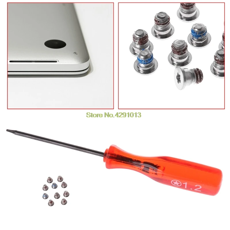 Винты с нижней задней крышкой + отвертка для Macbook Pro Retina A1398 A1425 поддержка прямых