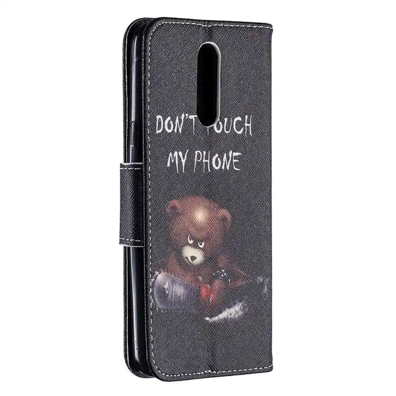 

ShunGe Mobile Phone Cases For LG K40 With Card Pocke Kickstand Wallet Leather Flip Floral For LG K50 Q60 Case Phone Bags