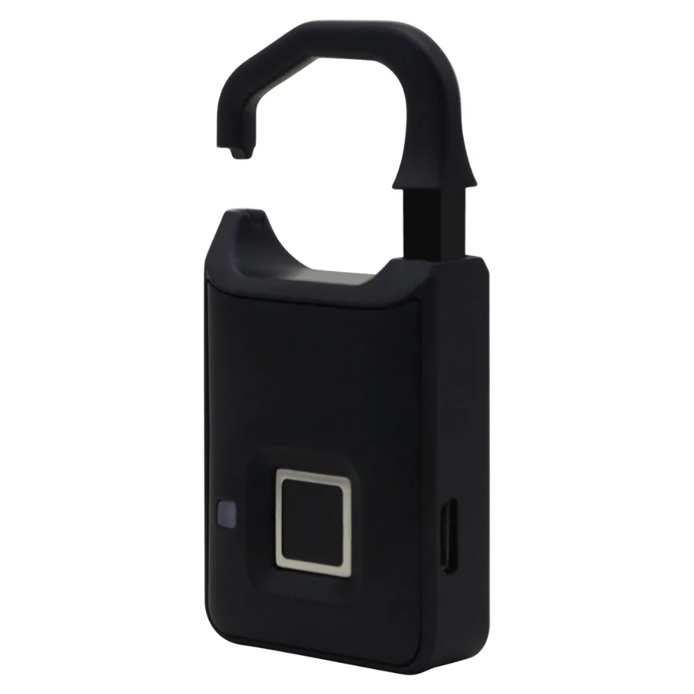 Смарт замок с защитой от кражи без ключа USB перезаряжаемый водонепроницаемый