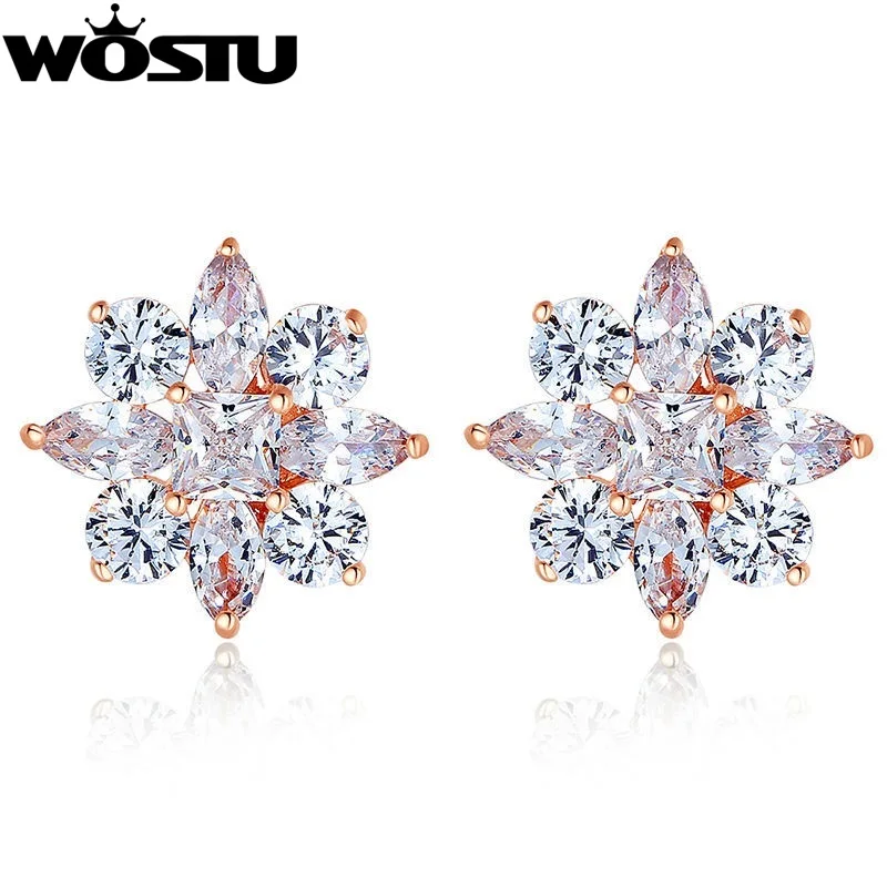 

Trendy Stud Earring For Women With Crystal Stone David Of Star Earring Jewelry For Women Gift XCLE046